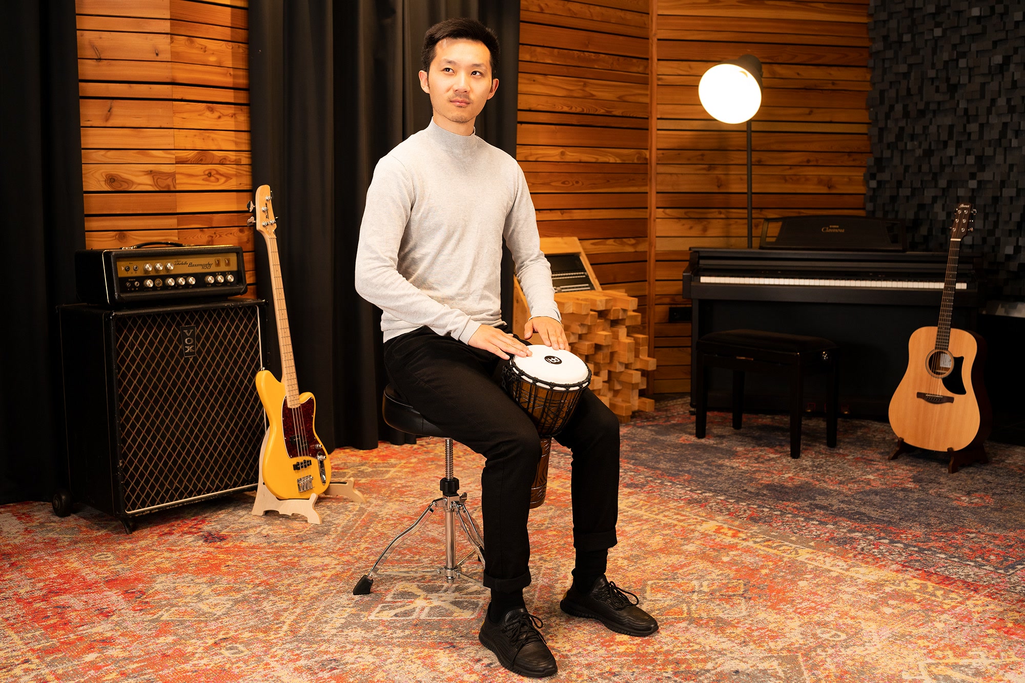 Джембе Meinl Headliner Rope Tuned HDJ17-S (8") Artifact