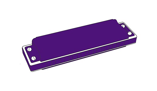 Набір губних гармошок Hohner Beginner Translucent Harp M1110CAN C-major (48 шт.)