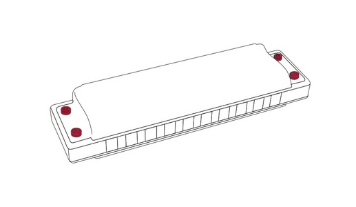 Губна гармошка Hohner Marine Band Thunderbird M201114P Low Eb-major