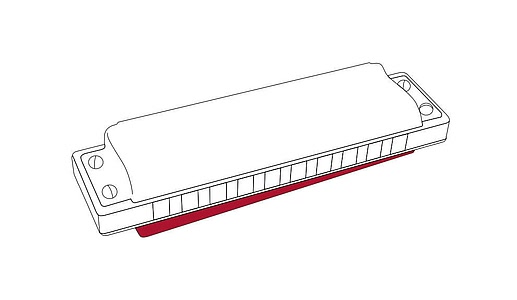 Губна гармошка Hohner Marine Band Thunderbird M201114P Low Eb-major