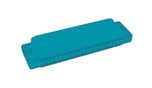 Губна гармошка Hohner MS Blues Harp M533087 G-major