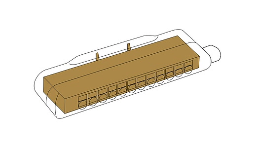 Губна гармошка Hohner CX12 M754580 Eb-major