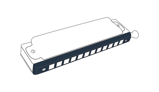 Губна гармошка Hohner Chromonica Xpression M754301X C-major