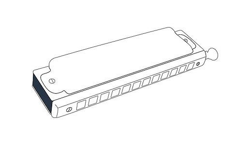 Губна гармошка Hohner Super Chromonica 270 Deluxe M754008 G-major