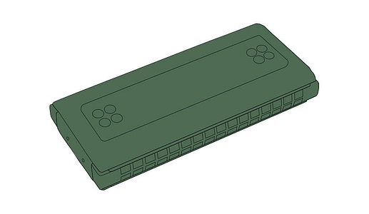 Губна гармошка Hohner Tremolo Echo 2x32 M5464337 C,G-major