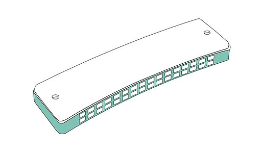 Губна гармошка Hohner Octave Edelweiss 32 M311001 C-major