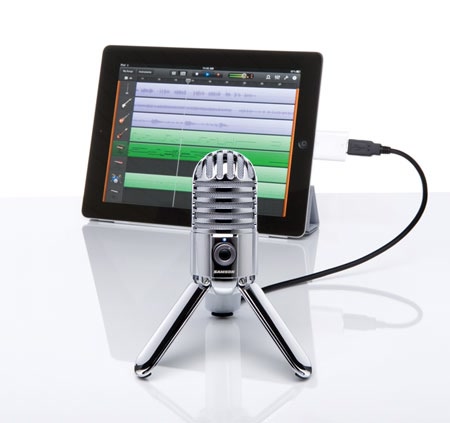 Samson Meteor Mic with iPAD