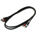 Кабель ROCKCABLE RCL20942 D4 Patch Cable - 2 x RCA to 2 x RCA (1.5 m)