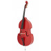 Контрабас STENTOR 1950LCRD Harlequin Rockabilly Double Bass 3/4 (Red)