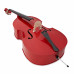 Контрабас STENTOR 1950LCRD Harlequin Rockabilly Double Bass 3/4 (Red)