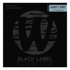 Струни для гітари WARWICK 40400 Black Label Medium Light 6-String (20-130)