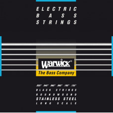 Струни для гітари WARWICK 40401 Black Label Medium 6-String (25-135)