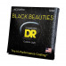 Струни для гітари DR Strings BLACK BEAUTIES Acoustic - Custom Light (11-50)