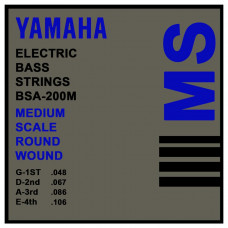 Струни для гітари YAMAHA BSA200M BASS STAINLESS STEEL (48-106)