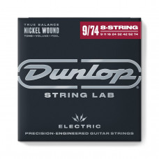 Струни для гітари DUNLOP DEN09748 NICKEL WOUND ELECTRIC GUITAR STRINGS 09-74 | 8-STRING