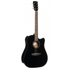 Електро-акустична гітара CORT EARTH 60CE (Black Gloss)
