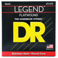 Струни для гітари DR Strings LEGEND Flatwound Bass - Medium (45-105)