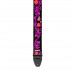 Ремінь гітарний DUNLOP JIMI HENDRIX BLACKLIGHT MONTEREY PINK STRAP Ремінь гітарний DUNLOP JIMI HENDRIX BLACKLIGHT MONTEREY PINK STRAP