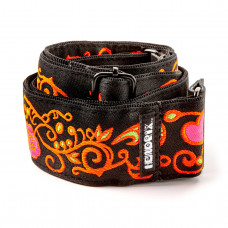 Ремінь гітарний DUNLOP JIMI HENDRIX BLACKLIGHT MONTEREY ORANGE STRAP Ремінь гітарний DUNLOP JIMI HENDRIX BLACKLIGHT MONTEREY ORANGE STRAP