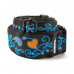 Ремінь гітарний DUNLOP JIMI HENDRIX BLACKLIGHT MONTEREY BLUE STRAP Ремінь гітарний DUNLOP JIMI HENDRIX BLACKLIGHT MONTEREY BLUE STRAP