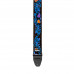 Ремінь гітарний DUNLOP JIMI HENDRIX BLACKLIGHT MONTEREY BLUE STRAP Ремінь гітарний DUNLOP JIMI HENDRIX BLACKLIGHT MONTEREY BLUE STRAP