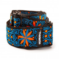 Ремінь гітарний DUNLOP JIMI HENDRIX BLACKLIGHT FILLMORE BLUE STRAP