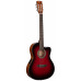 Классическая гитара CORT Jade E Nylon (Burgundy Red Burst) Классическая гитара CORT Jade E Nylon (Burgundy Red Burst)