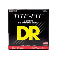 Струни для гітари DR Strings TITE-FIT Electric - Medium 7 String (10-56)