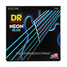 Струни для гітари DR Strings NEON Blue Electric - Light (9-42)