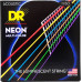 Струни для гітари DR Strings NEON Multi-Color Acoustic - Custom Light (11-50)