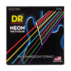 Струни для гітари DR Strings NEON Multi-Color Electric - Medium (10-46)