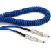 Кабель D'ADDARIO PW-CDG-30BU Coiled Instrument Cable - Blue (9m)