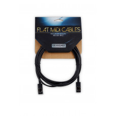 Кабель ROCKBOARD RBO CAB MIDI 300 BK Flat MIDI Cable - Black, 300 cm