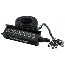 Мультикор ROCKCABLE RCL30900 Multicore Cable + Stage Box - 8 x Send (15m)