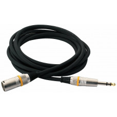 Кабель ROCKCABLE RCL30383 D6M BA - Microphone Cable - XLR (m) / TRS Jack (3m)
