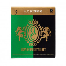 Тростини для духового інструменту D'ADDARIO Grand Concert Select - Alto Sax #3.0 - 10 Pack
