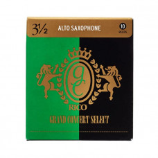 Тростини для духового інструменту D'ADDARIO Grand Concert Select - Alto Sax #3.5 - 10 Pack