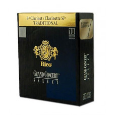 Тростини для духового інструменту RICO Grand Concert Select - Bb Clarinet #3.5 - 10 Pack