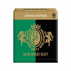Тростини для духового інструменту D'ADDARIO Grand Concert Select - Soprano Sax #2.5 - 10 Pack