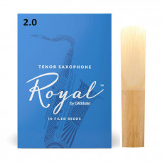 Тростини для духового інструменту D'ADDARIO Royal - Tenor Sax #2.0 (1шт)