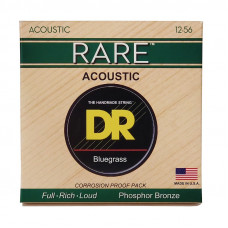 Струни для гітари DR Strings RARE Acoustic Phosphor Bronze - Bluegrass (12-56)