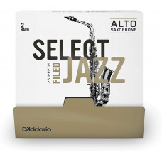Тростини для духового інструменту D'ADDARIO Select Jazz - Alto Sax Filed 2H - 25 Pack