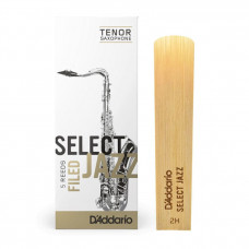 Тростини для духового інструменту D'ADDARIO Select Jazz - Tenor Sax Filed 2H (1шт)