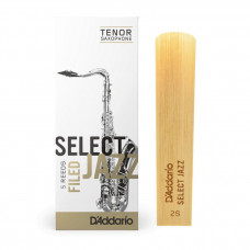 Тростини для духового інструменту D'ADDARIO Select Jazz - Tenor Sax Filed 2S (1шт)