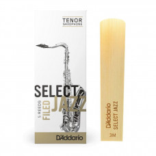 Тростини для духового інструменту D'ADDARIO Select Jazz - Tenor Sax Filed 3M (1шт)