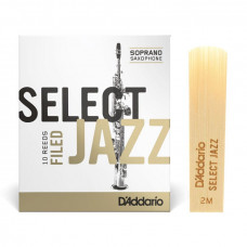 Тростини для духового інструменту D'ADDARIO Select Jazz - Soprano Sax 2M (1шт)