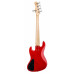 Бас-гітара SADOWSKY MetroExpress 21-Fret Hybrid P/J Bass, Morado, 5-String (Candy Apple Red Metallic)