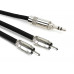 Кабель RAPCO HORIZON YN1-C-10 Y-Cable 3.5mm TRS-RCA Male (3m)