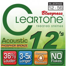 Струни для гітари CLEARTONE 7423 ACOUSTIC PHOSPHOR BRONZE BLUEGRASS (12-56)