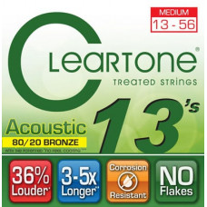 Струни для гітари CLEARTONE 7613 ACOUSTIC 80/20 BRONZE MEDIUM (13-56)